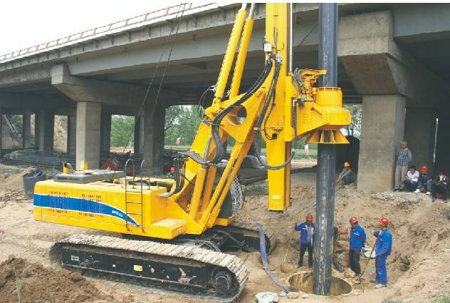 新疆旋挖钻机租赁高速公路工程施工案例