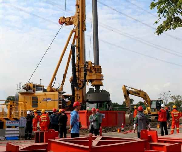 徐工旋挖钻机在高铁桩基础施工中的应用案例